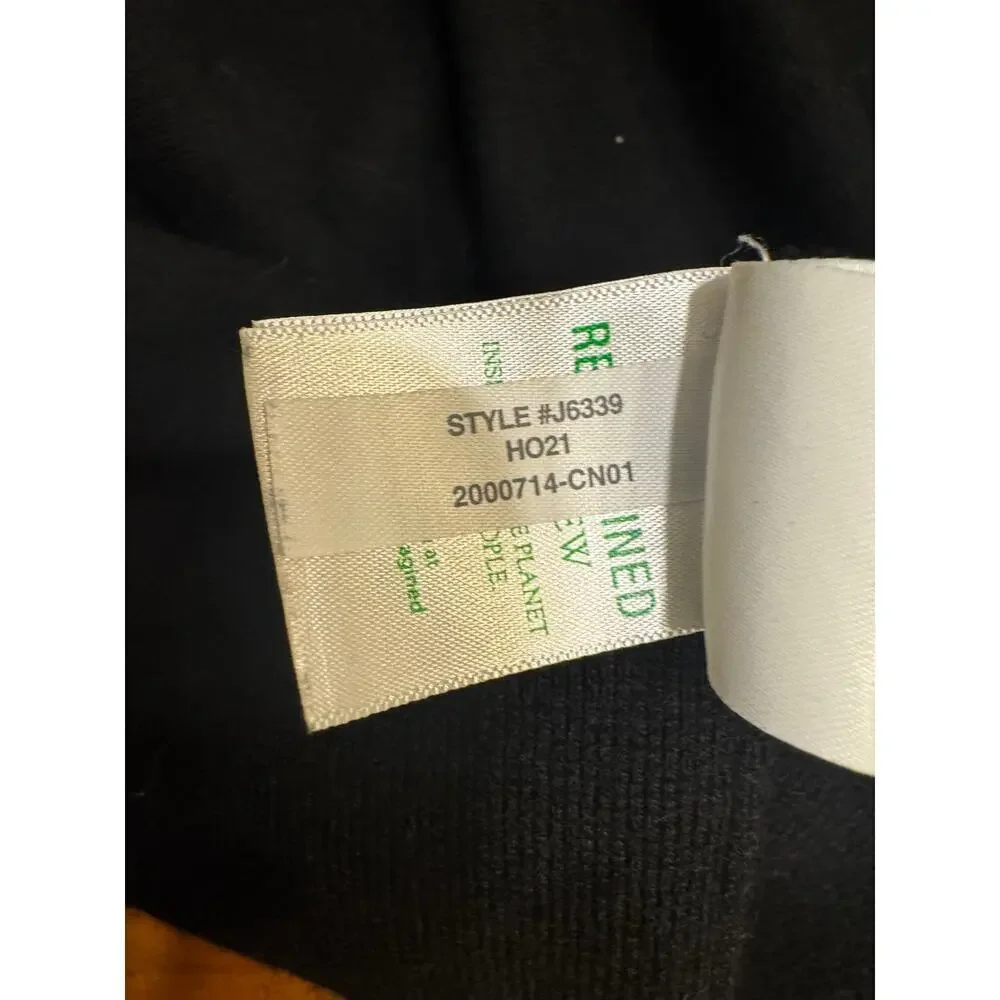 J.Crew Black Merino Wool Blend Knit Blazer Cardigan Coat Size Small